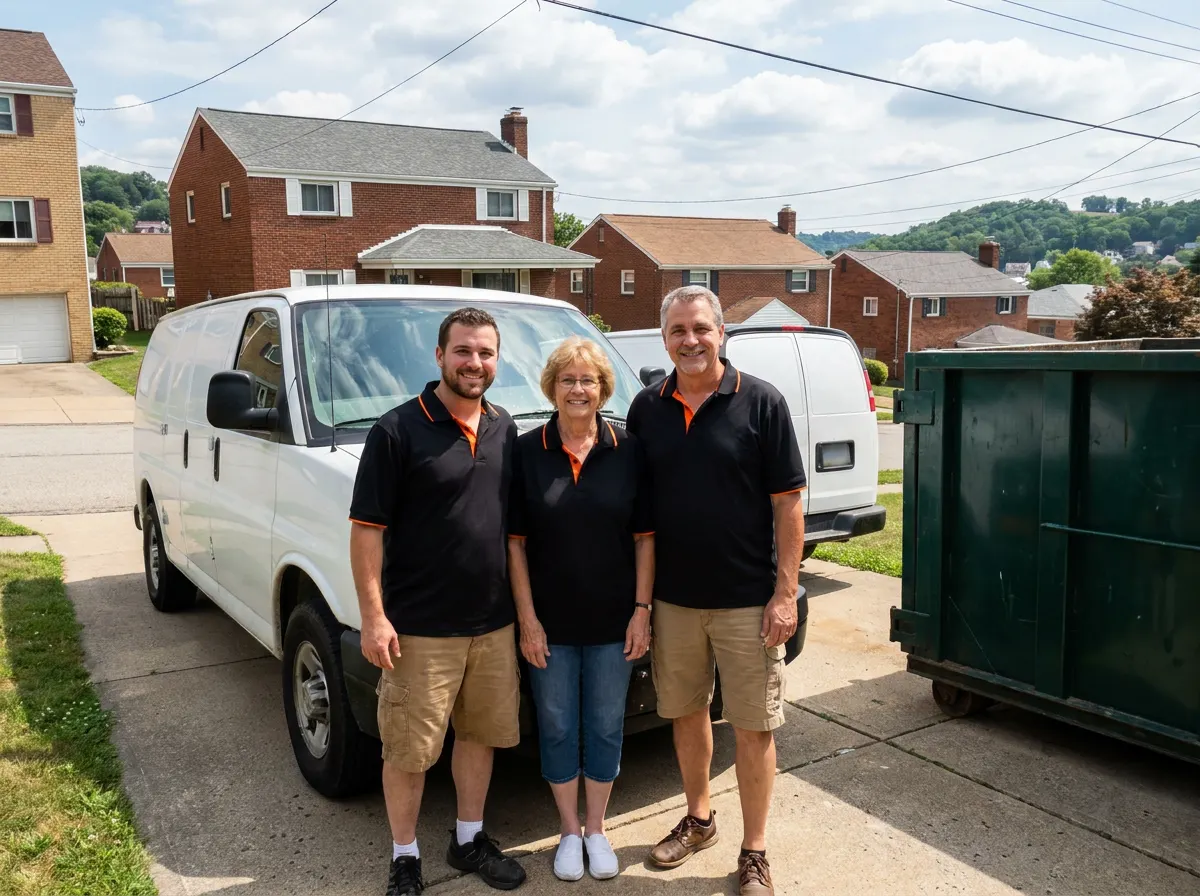 Iron Horse Dumpster Rental dumpster rental team in Pittsburgh, PA